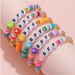 2/$30 DEAL NWT Swift Friendship Bracelet 6 piece set Colorful Beads Jewelry